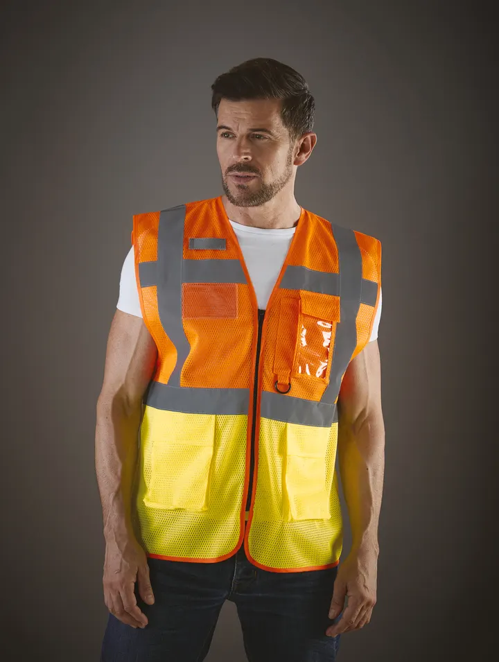 Top Cool - Hi-Vis mesh executive waistcoat 22