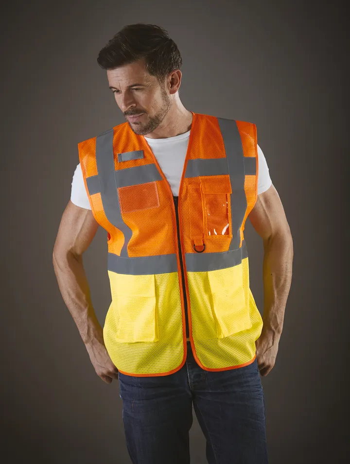 Top Cool - Hi-Vis mesh executive waistcoat 23