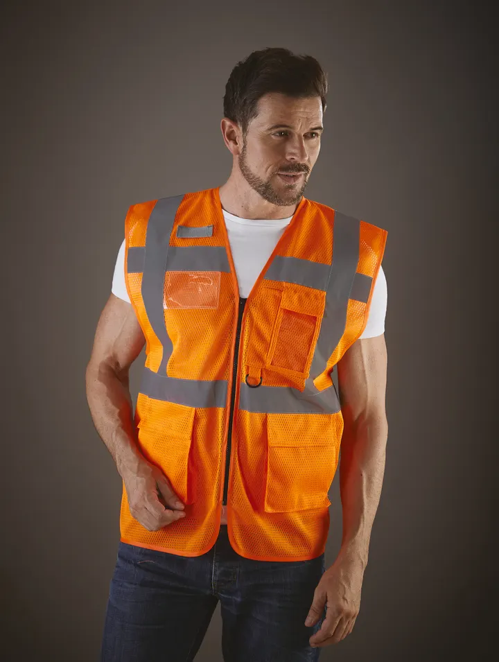 Top Cool - Hi-Vis mesh executive waistcoat 25