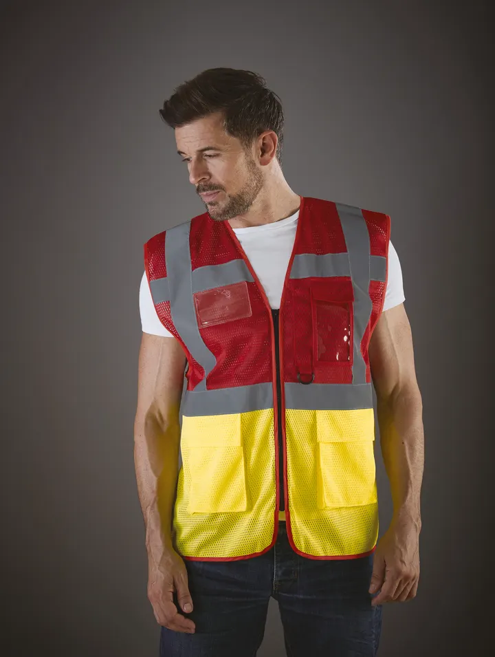 Top Cool - Hi-Vis mesh executive waistcoat 27