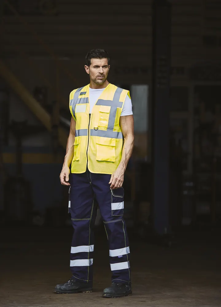 Top Cool - Hi-Vis mesh executive waistcoat 9