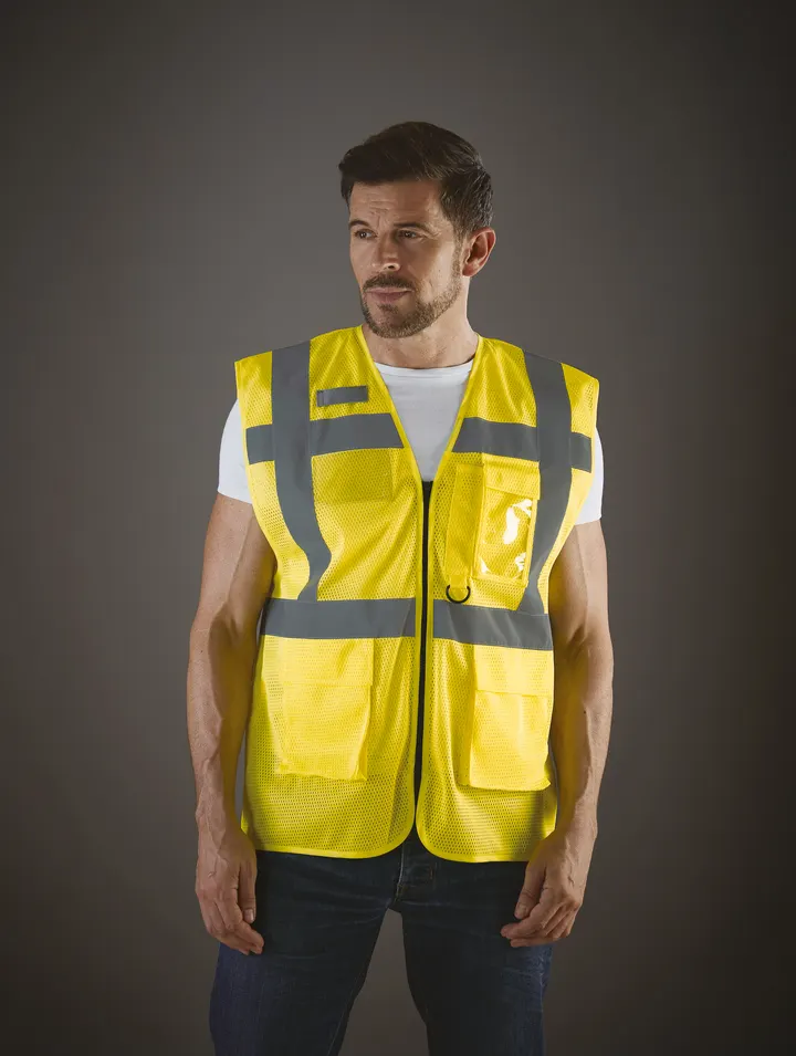 Top Cool - Hi-Vis mesh executive waistcoat 11