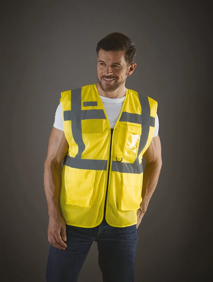 Top Cool - Hi-Vis mesh executive waistcoat 12
