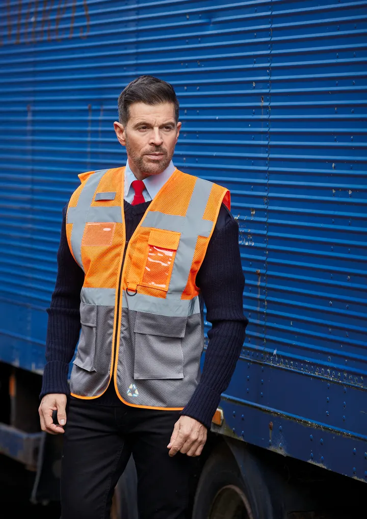 Top Cool - Hi-Vis mesh executive waistcoat 1